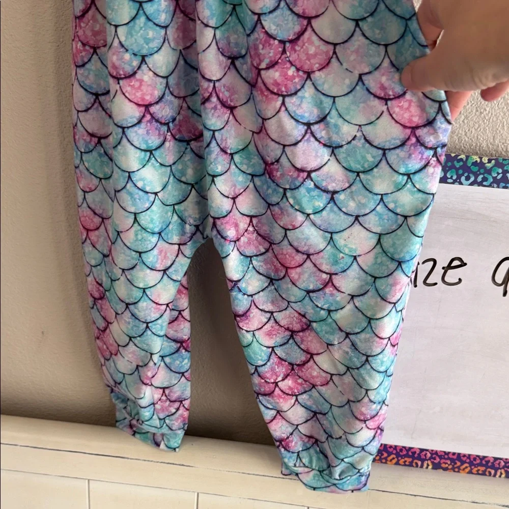 Colorful Mermaid Scale Jumpsuit - Picture 4 of 6